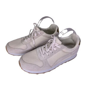 J. CREW White Suede Metallic‎ City Sneakers